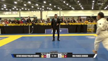 Mia Frances Johnson vs Esther Bisiaux Pualani Vaimoea 2026 IBJJF Jiu-Jitsu CON International