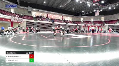 190 lbs Consolation - Chloe Loudermilk, Stilwell High School Girls vs Jayden Church, Skiatook