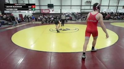 165 lbs Quarterfinal - Jaxton Blackham, North Sanpete vs Kayden Lynn, Juab
