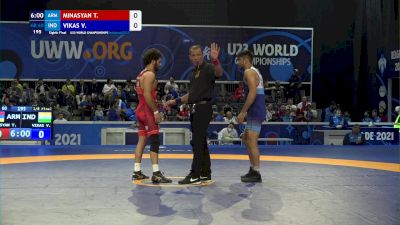 60 kg Round Of 16 - Tigran Minasyan, Arm vs Vikas Vikas, Ind