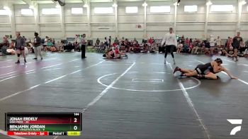144 lbs Round 4 (8 Team) - Benjamin Jordan, Combat Athletics Black vs Jonah Erdely, Kiski Pride