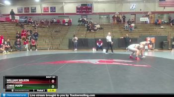 174 lbs Cons. Round 3 - William Wilson, Ouachita Baptist vs Chris Mapp, Newman