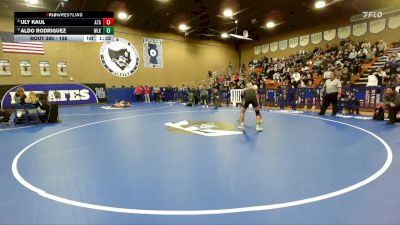 138 lbs Semifinal - Aldo Rodriguez, Woodlake vs Uly Kaul, Atascadero