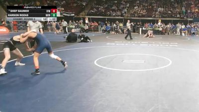 D 2 126 lbs Champ. Round 2 - Shep Baumer, St. Thomas More vs Karson Rozas, Rayne