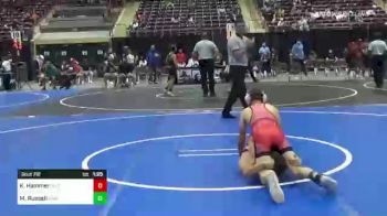 102 lbs Round Of 16 - Kalab Hammer, Team Real Life vs Mason Russell, Othello Wrestling Club