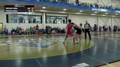 197 lbs Prelim - Ronald Dietz, RIT vs Bryson Tibbs, Cortland State