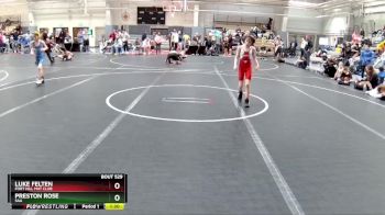 60 lbs 5th Place Match - Preston Rose, SAA vs Luke Felten, Fort Hill Mat Club