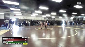 138 lbs Champ. Round 2 - Shea Dawson, Morro Bay vs Robert Magana, Cabrillo
