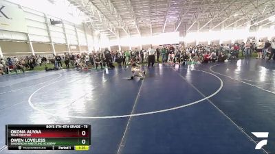 75 lbs Cons. Round 4 - Okona Auvaa, Team Prestige vs Owen Loveless, Sanderson Wrestling Academy