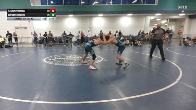 144 lbs Consi Of 32 #2 - Aiden Kunes, PA vs Gavin Green, PA