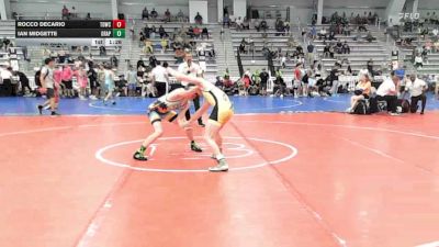 126 lbs Rr Rnd 3 - Rocco Decario, TDWC Maniacs Grey - HSB vs Ian Midgette, Grapplers Garage - HSB