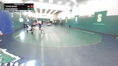132 lbs Champ. Round 2 - Logan Barrera, Ramona vs Ethan Mosso, Murrieta Valley