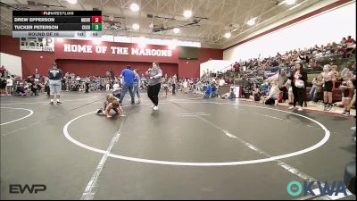 49 lbs Round Of 16 - Drew Epperson, Morrison Takedown Club vs Tucker Peterson, Cushing