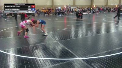 115 lbs Consi Of 4 - Addison Nolllar, A1A Melbourne Wrestling vs Isabela Barrera, SOWA