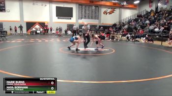 105 lbs Quarterfinal - Marie Burns, Prairie, Cedar Rapids vs Maya Bormann, Wahlert, Dubuque