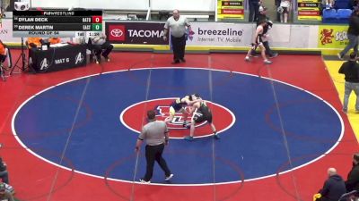 96 lbs Round Of 64 - Dylan Deck, Hatboro Horsham vs Derek Martin, Eastern Lancaster County