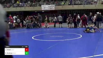 128 lbs Round Of 16 - Jake Volek, Oakhurst, NJ vs Evan Andrew, Mount Gretna, PA