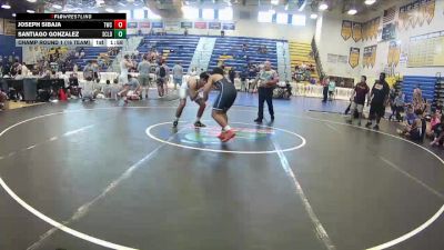 165 lbs Champ Round 1 (16 Team) - Santiago Gonzalez, Soldier City vs Joseph Sibaja, Talon WC