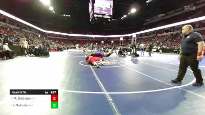 285 lbs Round Of 16 - Miguel Saldana, Indio vs Kendrick Salcido, Armijo