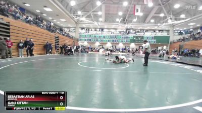 144 lbs Champ. Round 2 - Ganj Kittani, Poway vs Sebastian Arias, Brawley