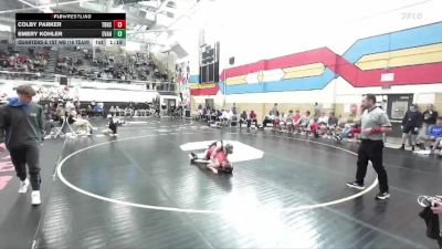 113 lbs Quarters & 1st Wb (16 Team) - Colby Parker, Thunder Basin High School vs Emery Kohler, Evanston