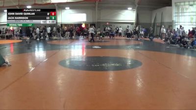133 lbs Cons. Round 2 - Jack Harrison, Lake Erie College vs John David Quinlan, Unattached
