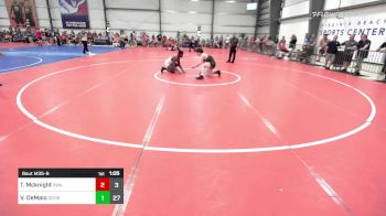 145 lbs Rr Rnd 3 - Tyler Xavier Mcknight, Roundtree Wrestling Academy Black vs Vincent DeMaio, Doughboy