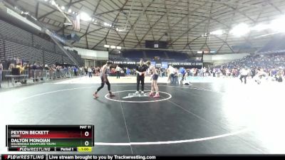 155 lbs 3rd Place Match - Peyton Beckett, NWWC vs Dalton Monoian, Goldendale Grapplers Youth Wrestling