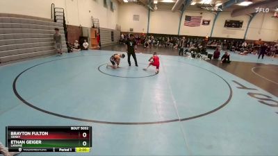 103-108 lbs Round 2 - Brayton Fulton, Sidney vs Ethan Geiger, Laramie