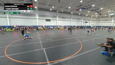 190 lbs Cons. Round 3 - Caden Krueger, Unattached vs Logan Simpson, Unattached