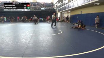 165 lbs Champ. Round 3 - Matthew Flores, Rio Hondo College vs Vicente Tizoc, Victor Valley College