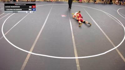 117 lbs Champ. Round 2 - Lucas Roberson, Guerrilla Wrestling Club vs Colton Peterson, Wayzata
