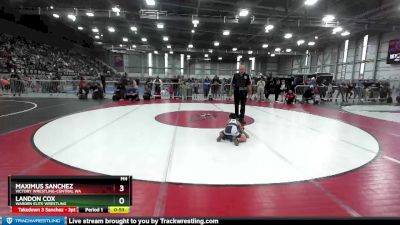 49 lbs Cons. Round 3 - Landon Cox, Warden Elite Wrestling vs Maximus Sanchez, Victory Wrestling-Central WA