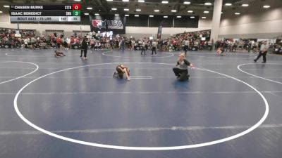 75 lbs Champ. Rd Of 16 - Chasen Burke, Xtreme Training vs Isaac Benedict, Sebolt Wrestling Academy