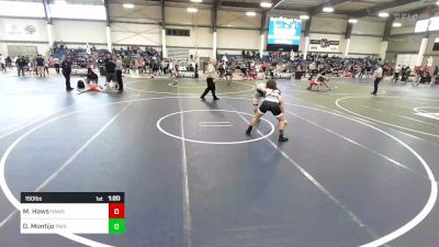 150 lbs Semifinal - Max Haws, Haws vs Daniel Montijo, Painted Desert WC