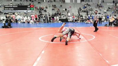 160 lbs Rr Rnd 3 - Leighton Waite, LAW Red - HSB vs Nicholas Raptis, Vougars Wrestling - HSB