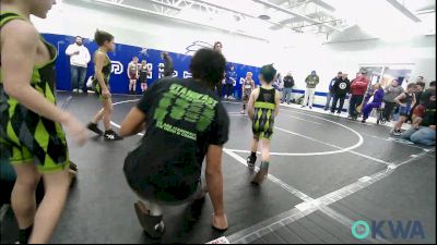 43 lbs Rr Rnd 3 - Lochlan Dixon, Noble Takedown Club vs Everett Collard, Standfast