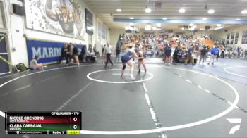 170 lbs Cons. Round 5 - Nicole Grending, Vista Murrieta vs Clara Carbajal, Western