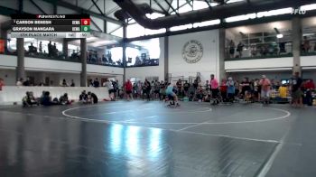 129-137 lbs 5th Place Match - Carson Benesh, Oregon JHS vs Grayson Mangara, Bulls Wrestling Club