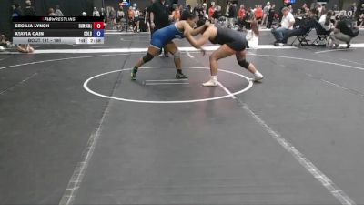 160 lbs Cons. Round 3 - Cecilia Lynch, Baker University vs Atavia Cain, Colby Community College
