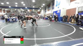 195 lbs Champ. Round 1 - Noah Thompson, Edison (Huntington Beach) vs Elias Alvarado, South Hills