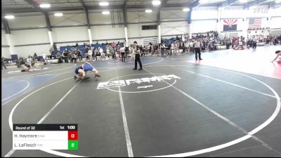 144 lbs Round Of 32 - Hudson Haymore, Chain Wr Ac vs Lucky LaFlesch, The Sunkids Camp