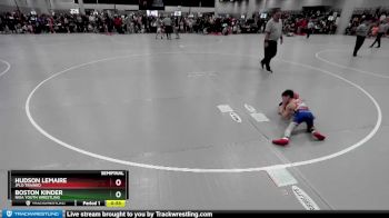 45 lbs Semifinal - Boston Kinder, Nixa Youth Wrestling vs Hudson Lemaire, Jflo Trained