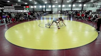 113 lbs Round 1 (8 Team) - Taydin Atwood, Uintah vs Mason Brown, Bear River