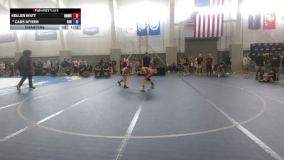 105 lbs Quarters - Keller Watt, North Montana Wrestling Club vs Cade Myers, Green River Grapplers