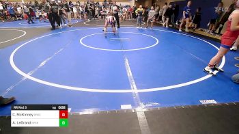 75-79 lbs Rr Rnd 3 - Chanlee McKinney, Woodland Wrestling Club vs Abigail LeGrand, Sperry Wrestling Club