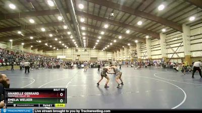 145 lbs Round 3 - Emelia Welker, Utah vs Anabelle Gerrard, Thompson Valley WC