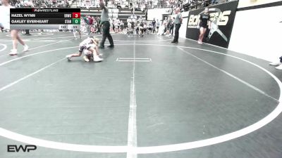 37-40 lbs Rr Rnd 2 - Hazel Wynn, El Reno Wrestling Club vs Oakley Everheart, Standfast OKC