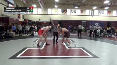 285 lbs 5th Place Match - Gable Eddy, Independence vs Ryker Henderson, Maquoketa