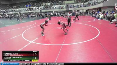 75 lbs Quarterfinal - Gabriel Jasso, Pursuit Wrestling Minnesota vs Collin Ysquierdo, Wisconsin